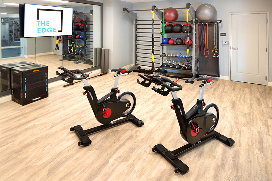 Workout Center At The Edge Apartment In South Side Charlotte NC