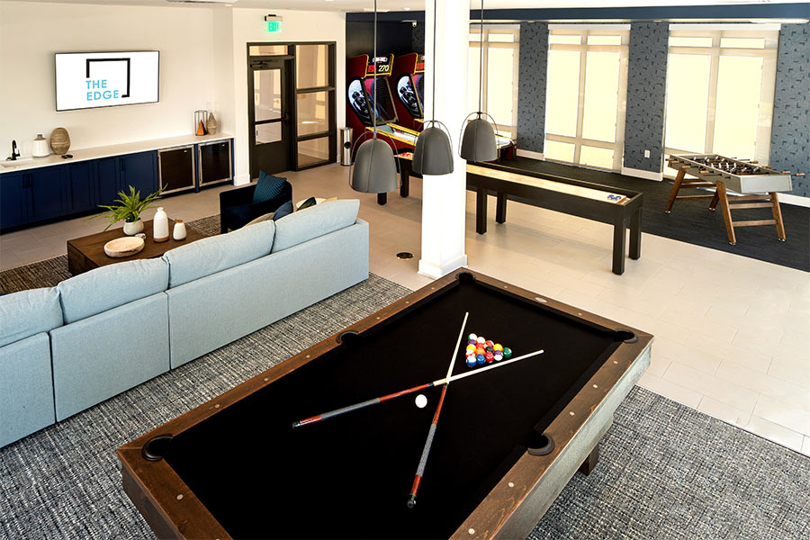 The Edge Apartments Game Room