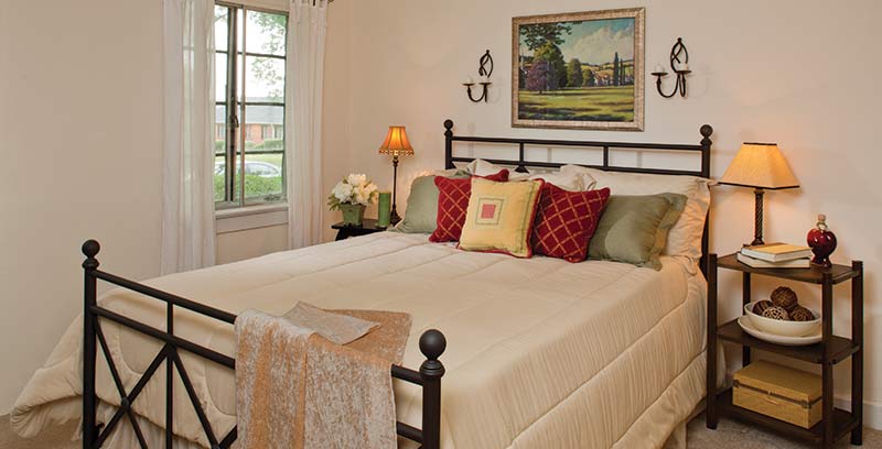 Bedroom at Sedgefield duplexes