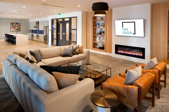 Common areas with comfortable seating for some quiet space to work.