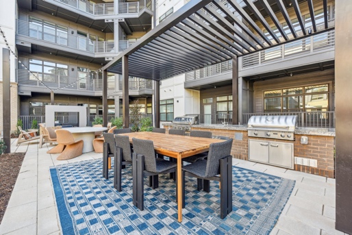 Many rental communities offer outdoor entertainment areas